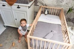 Jollein Baby Deken Ledikant 100x150cm Teddy Bliss Knit - Storm Grey -Baby Peuter Winkel 1200x800 185