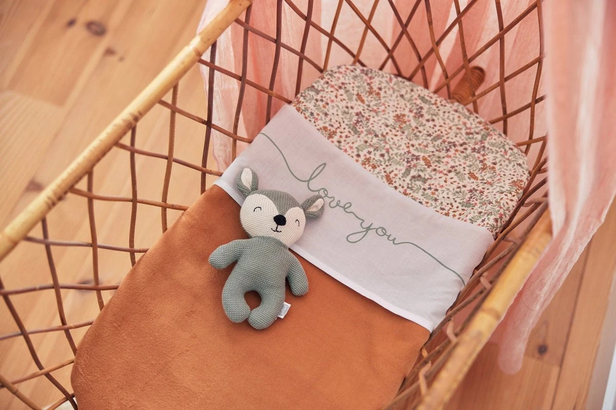 Jollein Baby Deken Wieg 75x100cm - Nougat 12 Jollein Baby Deken Wieg 75x100cm - Nougat - Afbeelding 10