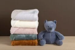 Baby's Only Wikkeldeken - Omslagdoek Baby Sense - Teddy Voering - Vintage Blue - 75x75 Cm - Geschikt Voor Drie- En Vijfpuntsgordel -Baby Peuter Winkel 1200x800 205