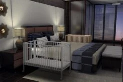 TiSsi® Peuterbed | Babybed Inklapbaar Hout Kleur Blanke Lak| Ledikant |houten Ledikantje | Kinderbed Opvouwbaar | Baby Bed Met Matras Opvouwbaar | Vouwbed | Inklapbare Kinderbed | Wieg | Kinderkamer | Kinderopvang -Baby Peuter Winkel 1200x800 429