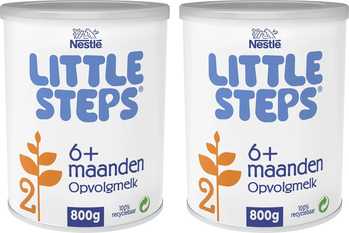 Little Steps Standaard 2 Flesvoeding - Vanaf 6 Maanden - 2 X 800 Gram 3 Little Steps Standaard 2 Flesvoeding - Vanaf 6 Maanden - 2 X 800 Gram