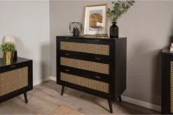 Commode 3 Tiroirs Impression Cannage Et Noir Vienna - L80 X H80 X P40 Cm 31 Commode 3 Tiroirs Impression Cannage Et Noir Vienna - L80 X H80 X P40 Cm -Baby Peuter Winkel 1200x802 5