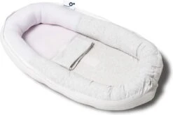 Doomoo Cocoon - Babynestje - Organisch Katoen - 74 X 46 Cm - Chine White