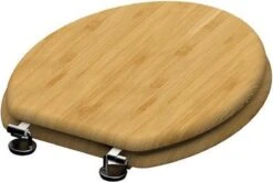 OMID HOME® Bamboe Toiletbril - Toiletbril - Duurzaam Design - Wc Bril - LIMITED EDITION - Hoogwaardig Bamboe -Baby Peuter Winkel 1200x803