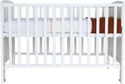 Prenatal Ledikant - Babybed - Babybedje Met Platte Spijlen - 60x120 Cm - Exclusief Matras - Wit -Baby Peuter Winkel 1200x812 8