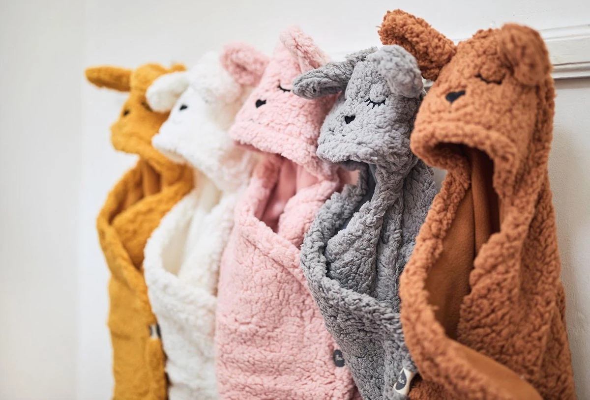 Jollein Wikkeldeken Bunny 100x105cm - Caramel 10 Jollein Wikkeldeken Bunny 100x105cm - Caramel - Afbeelding 8