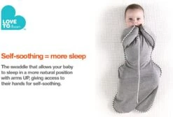 Love To Dream™ Babyslaapzak Swaddle Up™ - Inbakeren - Baby 0-3 Maanden - 3.5-6 Kg - All Season - Grijs -Baby Peuter Winkel 1200x814 4