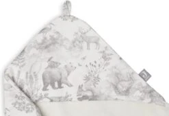 Jollein Badcape 75x75cm Pimpelmees - Forest Animals -Baby Peuter Winkel 1200x821 1