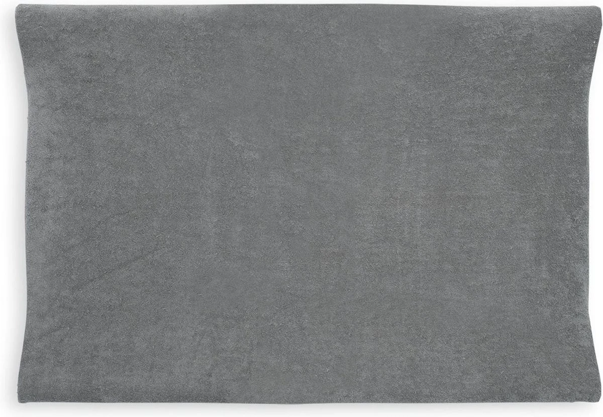Jollein Aankleedkussenhoes Badstof 50x70cm - Storm Grey 4 Jollein Aankleedkussenhoes Badstof 50x70cm - Storm Grey - Afbeelding 2