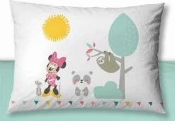 Minnie Mouse Ledikant Dekbedovertrek Hello 100x135 Cm -Baby Peuter Winkel 1200x834 3