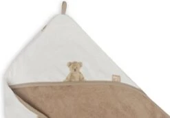 Jollein Badcape 75x75cm Teddy Bear - GOTS -Baby Peuter Winkel 1200x837