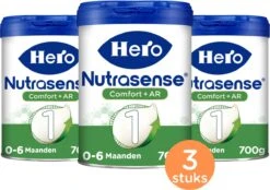 Hero Baby Nutrasense Comfort+ 1 - Flesvoeding Van 0 Tot 6 Maanden - 3 X 700 Gram 9 Hero Baby Nutrasense Comfort+ 1 - Flesvoeding Van 0 Tot 6 Maanden - 3 X 700 Gram -Baby Peuter Winkel 1200x844 5
