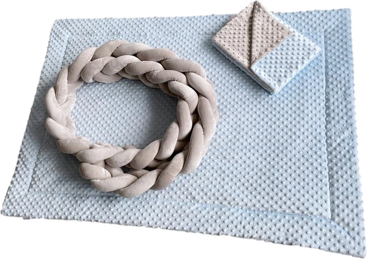 IL BAMBINI Gevlochten Baby Bed Bumper Treccia - Bedomrander - Box Omrander - Hoofdbeschermer - Boxrand - Bedbumper - Stootrand - Boxomrander - (3 Meter) Grijs 8 IL BAMBINI Gevlochten Baby Bed Bumper Treccia - Bedomrander - Box Omrander - Hoofdbeschermer - Boxrand - Bedbumper - Stootrand - Boxomrander - (3 Meter) Grijs - Afbeelding 6