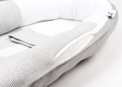 Doomoo Cocoon - Babynestje - Biologisch Katoen En 74 X 46 Cm - Classic Grey -Baby Peuter Winkel 1200x860