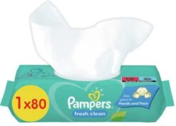 Pampers® Pampers - Fresh Clean - Billendoekjes - 80 Doekjes - 1 X 80 -Baby Peuter Winkel 1200x861