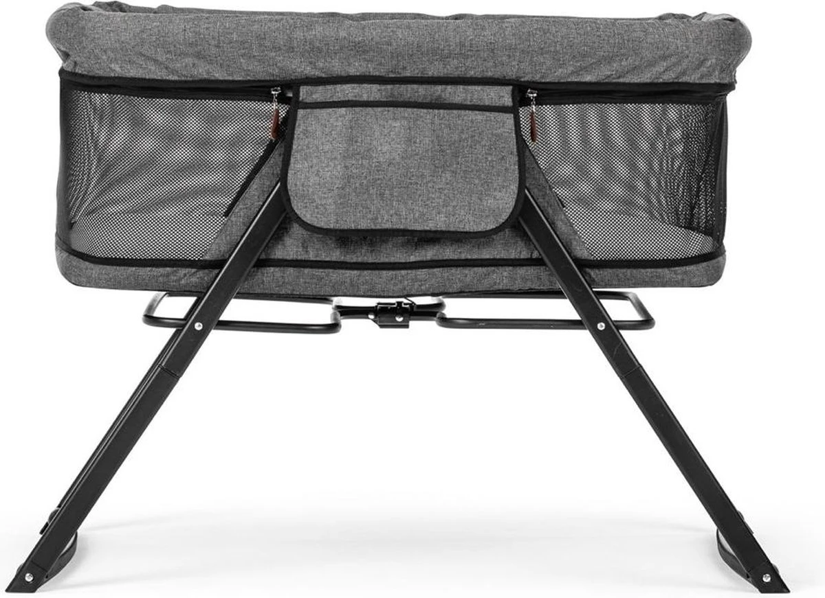 Hibaby Co-Sleeper - Essential Brown - Wieg Functie - Reisbedje - Inclusief Matras 6 Hibaby Co-Sleeper - Essential Brown - Wieg Functie - Reisbedje - Inclusief Matras - Afbeelding 4