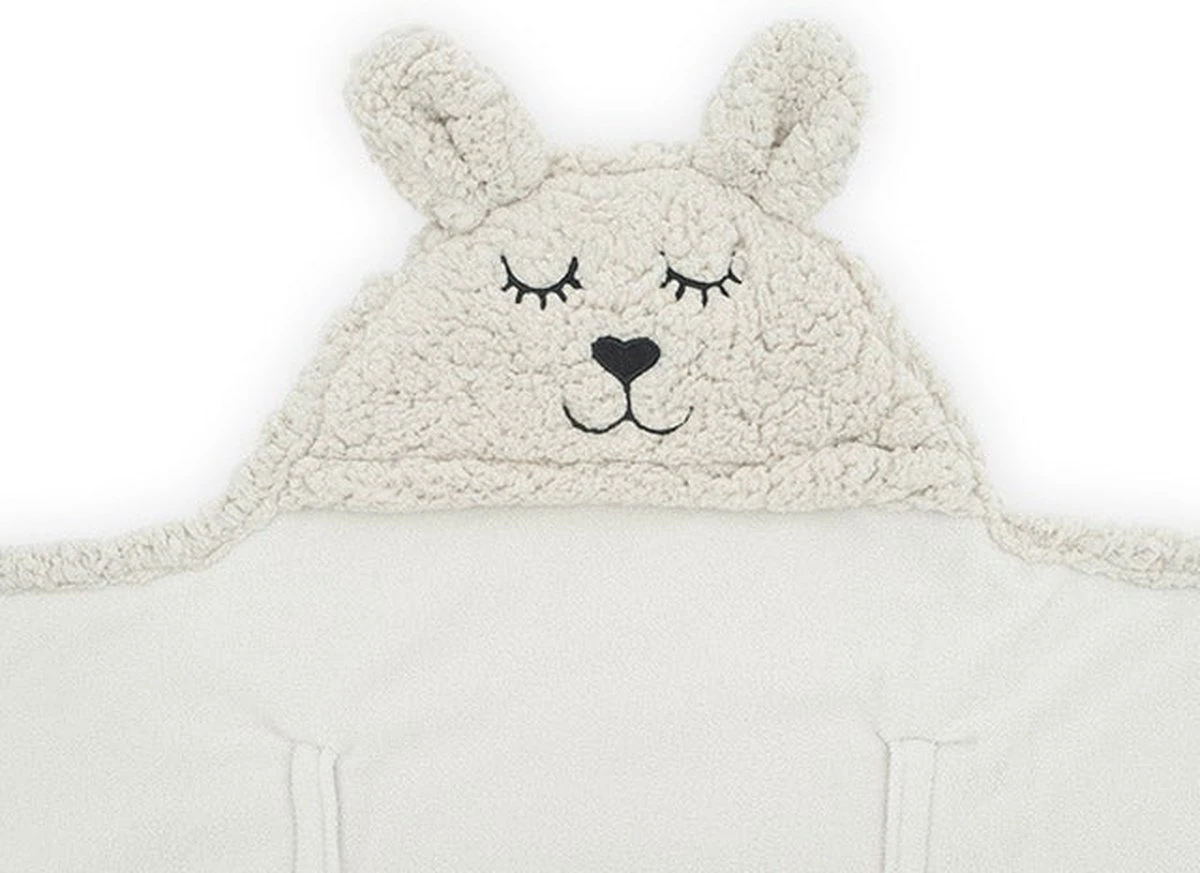 Jollein Wikkeldeken Bunny 100x105cm - Off-White 20 Jollein Wikkeldeken Bunny 100x105cm - Off-White - Afbeelding 18