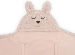Jollein Wikkeldeken Bunny 100x105cm - Pale Pink -Baby Peuter Winkel 1200x884 3