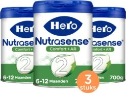 Hero Baby Nutrasense Comfort+ 2 (6+ Maanden) - Flesvoeding - 3 Stuks -Baby Peuter Winkel 1200x886 3