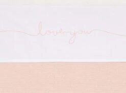 Jollein Baby Laken Ledikant 120x150cm Love You - Pale Pink -Baby Peuter Winkel 1200x890 1