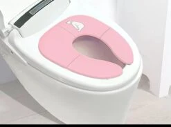 Kinder WC (roze) Bril Opvouwbaar Licht Ontwerp Hygiënisch Voor Onderweg WC Bril Voor Zindelijkheidstraining Makkelijk Mee Te Nemen Gratis Tasje Bijgeleverd -Baby Peuter Winkel 1200x896