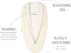 Puckababy Inbakerslaapzak Original Mini 3-6m - Teddy Winter - Pure -Baby Peuter Winkel 1200x896 4