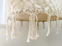 Hangwieg - Macramé Baby Wieg - Gehaakte Baby Kribbe - Bassinet - Inclusief Bevestigingsmaterialen -Baby Peuter Winkel 1200x899 25