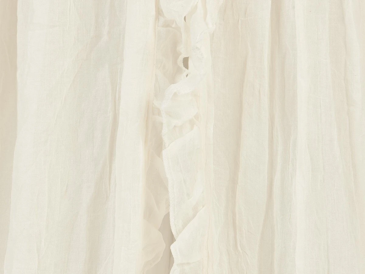 Jollein Baby Klamboe Vintage Ruffle 245cm - Ivory 4 Jollein Baby Klamboe Vintage Ruffle 245cm - Ivory - Afbeelding 2