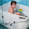 BiBaBad Verstelbaar Wit 70-90 Cm, Badzak Met Knoopsluiting. Maak Van Je Douche Een Kinderbad. Dit Opvouwbaar Bad Kun Je In Lengte Breedte En Hoogte Aanpassen Zodat Je Optimaal Gebruik Kunt Maken Van Je Doucheruimte. -Baby Peuter Winkel 1200x902