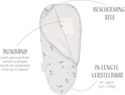 Puckababy Inbakerslaapzak Original Piep 0-3 Maanden - Cotton Flower -Baby Peuter Winkel 1200x907 7