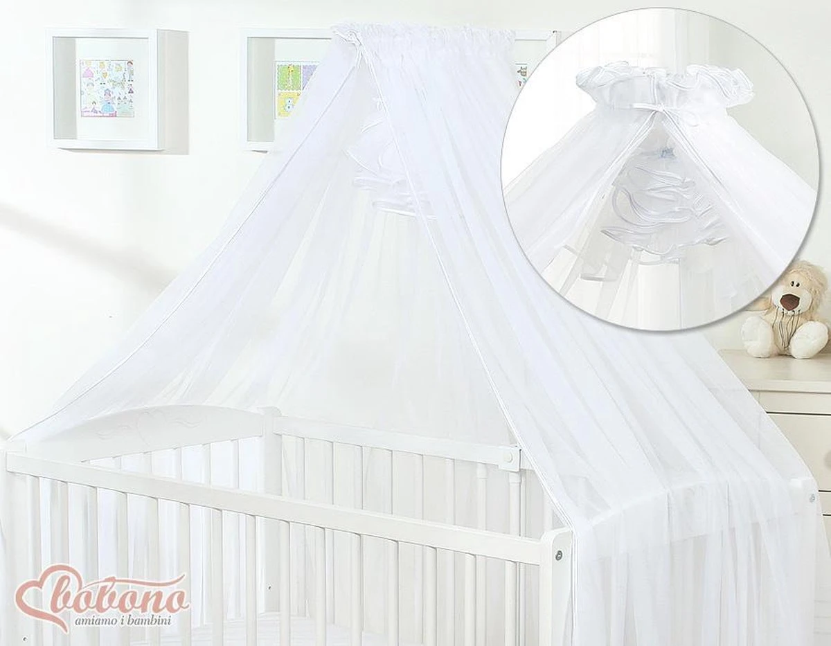 My Sweet Baby Sluier Voile Wit 5 My Sweet Baby Sluier Voile Wit - Afbeelding 3