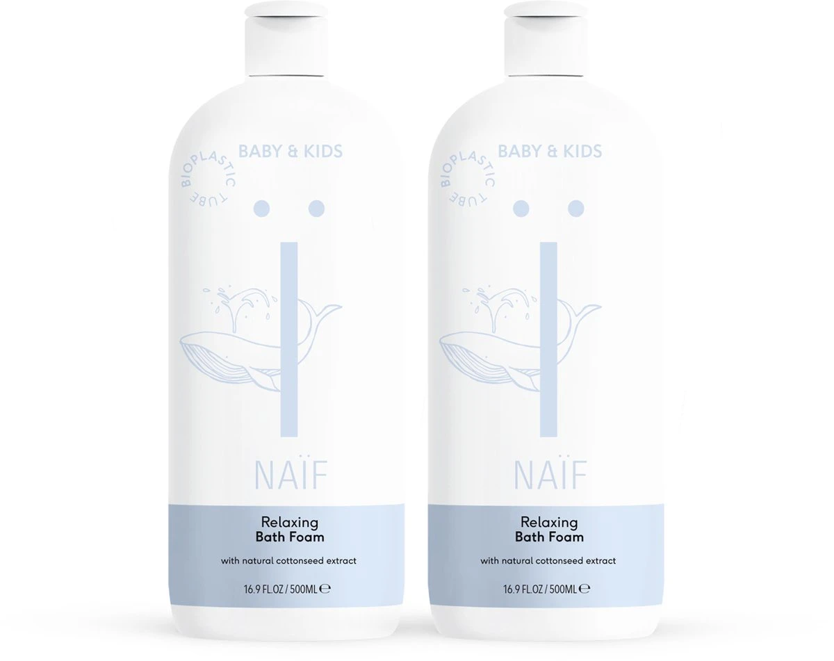 Naïf Badschuim Voordeelverpakking - Baby En Kids - 2 X 500ml - Met Natuurlijke Ingrediënten 3 Naïf Badschuim Voordeelverpakking - Baby En Kids - 2 X 500ml - Met Natuurlijke Ingrediënten