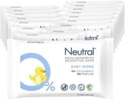 Neutral Baby Billendoekjes Parfumvrij En Zonder Zeep, Voor De Gevoelige Huid - 16 X 63 Doekjes - 1008 Stuks -Baby Peuter Winkel 1200x956