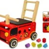 Houten Loopwagen Brandweer Met Blokken - I'm Toy 2 Houten Loopwagen Brandweer Met Blokken - I'm Toy -Baby Peuter Winkel 1200x984 8