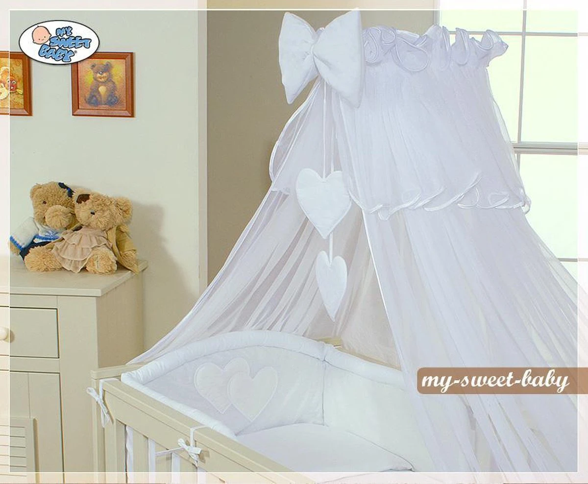 My Sweet Baby Sluier Voile Wit 6 My Sweet Baby Sluier Voile Wit - Afbeelding 4