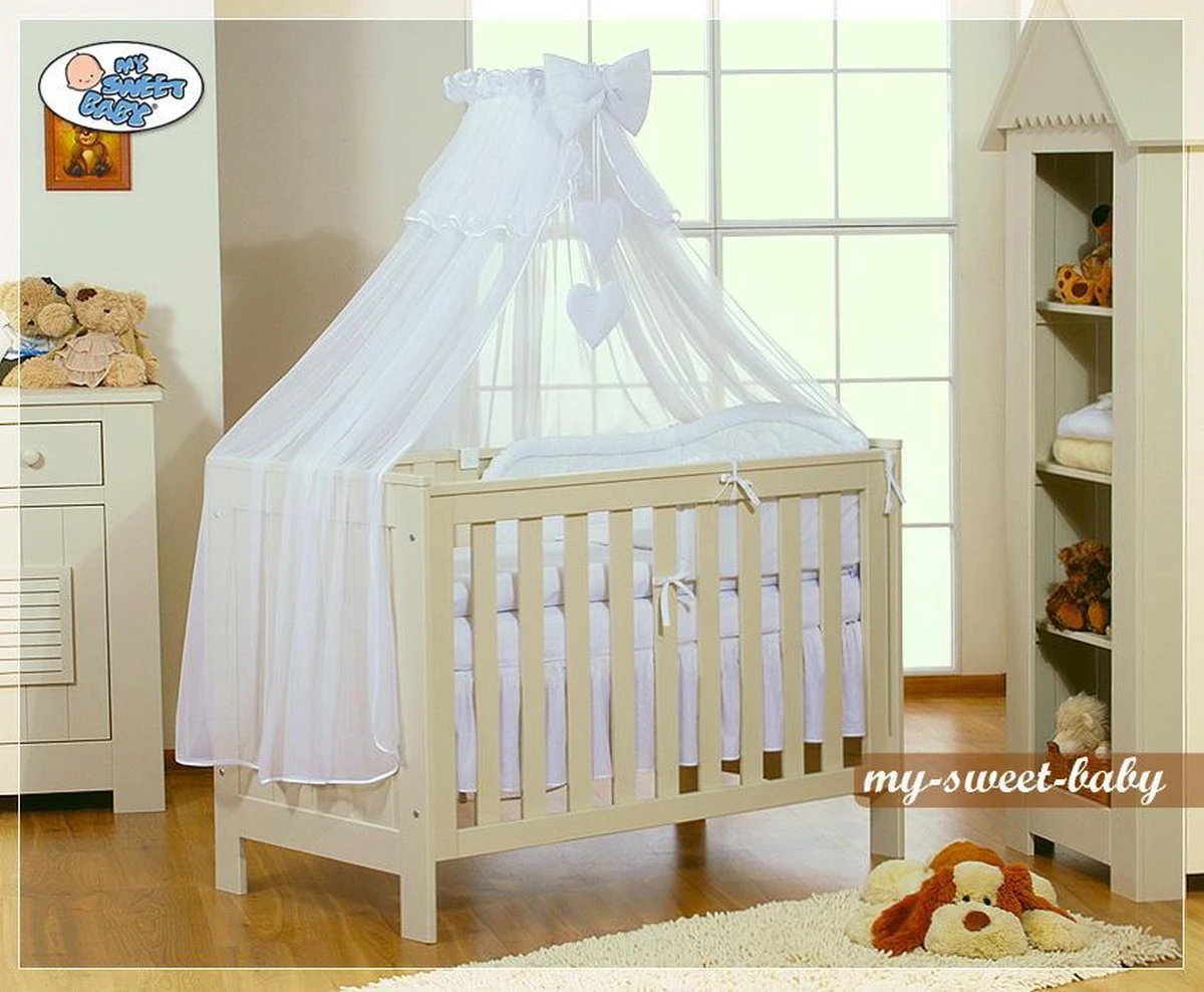 My Sweet Baby Sluier Voile Wit 7 My Sweet Baby Sluier Voile Wit - Afbeelding 5