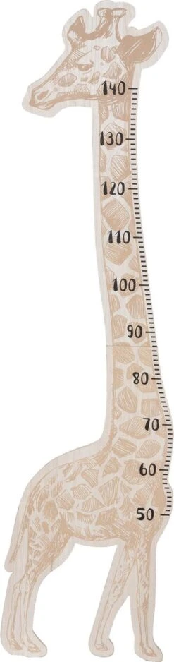 Atmosphera Kindermeetlat Giraf - Groeimeter - Van 70 Tot 140 Cm - Hout