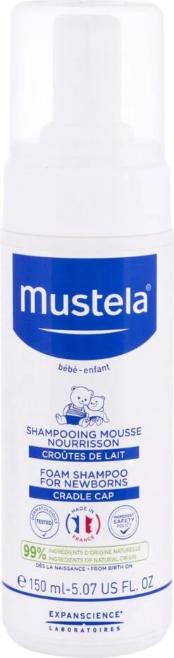 Mustela Baby Schuimshampoo - 150 Ml -Baby Peuter Winkel 319x1200