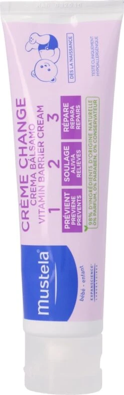 Mustela Bébé Crème Change 1>2>3> - 100 Ml -Baby Peuter Winkel 378x1200