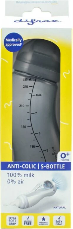 Difrax - S-Fles Natural - Babyfles Stone - 0+ Maanden - 250ml 8 Difrax - S-Fles Natural - Babyfles Stone - 0+ Maanden - 250ml -Baby Peuter Winkel 386x1200 3
