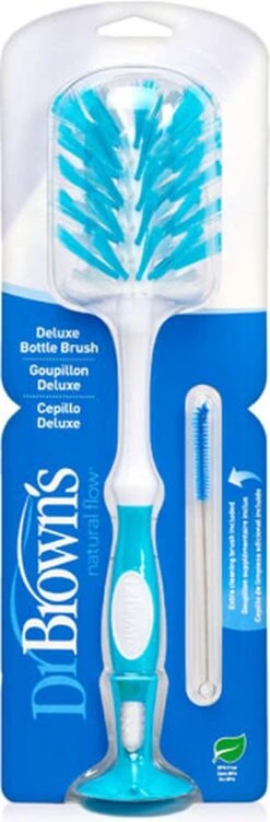 Dr. Brown's - Flessenborstel De Luxe - Inclusief Mini Borstel - Blauw 16 Dr. Brown's - Flessenborstel De Luxe - Inclusief Mini Borstel - Blauw -Baby Peuter Winkel 394x1200