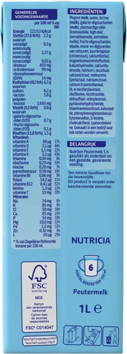 Nutrilon 5 Peutermelk Kant & Klaar - Van 2 Tot 3 Jaar - 4 X 1L 23 Nutrilon 5 Peutermelk Kant & Klaar - Van 2 Tot 3 Jaar - 4 X 1L -Baby Peuter Winkel 430x1200 1