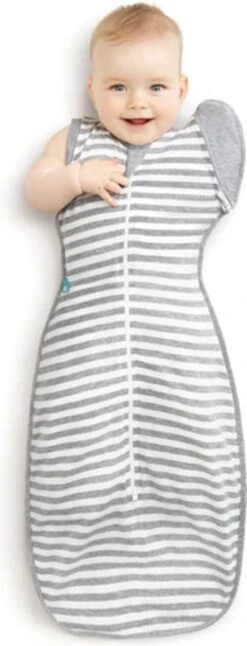 Love To Dream™ Babyslaapzak Swaddle Up™ - Inbakeren Afbouwen - Baby 4-6 Maanden - 6-8.5 Kg - All Season - Grijs -Baby Peuter Winkel 459x1200 1