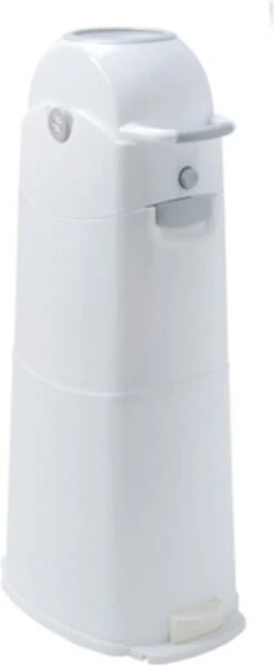 Luieremmer Large Zilver - Groot - Zonder Navulling - Geschikt Voor Pampers En Huggies - Stoma -Baby Peuter Winkel 495x1200