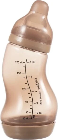 Difrax Anti-Colic S-Babyfles Natural - 170 Ml - Blossom/Roze -Baby Peuter Winkel 500x1200 4