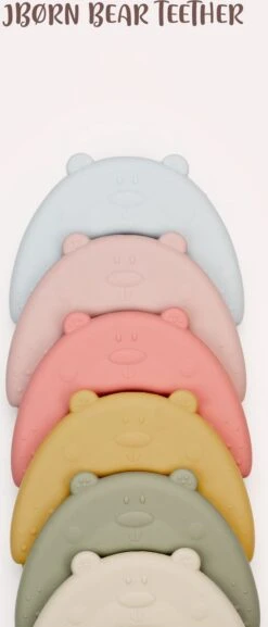 J.Børn Silicone Bijtring Beer - Sage - Bijtspeelgoed - Baby -Baby Peuter Winkel 514x1200 2