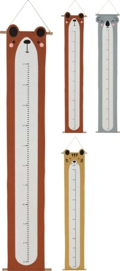 Groeimeter -Lengte Meter - 3 Assortimenten (Koala/Beer/Leeuw) - 110cm