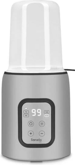 Lionelo Thermup - Flessenwarmer En Potjes Verwarmer - Grijs -Baby Peuter Winkel 548x1200