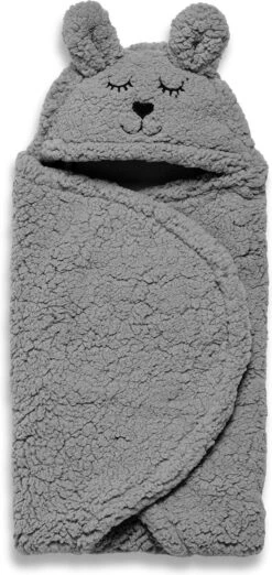 Jollein Wikkeldeken Bunny 100x105cm - Storm Grey -Baby Peuter Winkel 568x1200 1