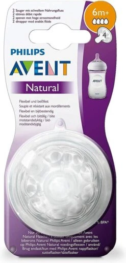 Philips Avent SCF044/27 Natural Speen - 6m+ - 2 Stuks -Baby Peuter Winkel 578x1200 2